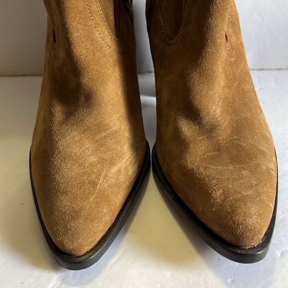 NWT MNG aka Mango “Larson” suede ankle boots - Picture 2 of 11